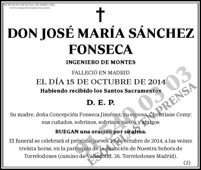 José María Sánchez Fonseca